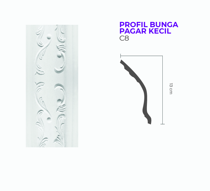 PROFIL BUNGA PAGAR KECIL C8