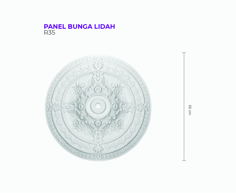 PANEL BUNGA LIDAH R35